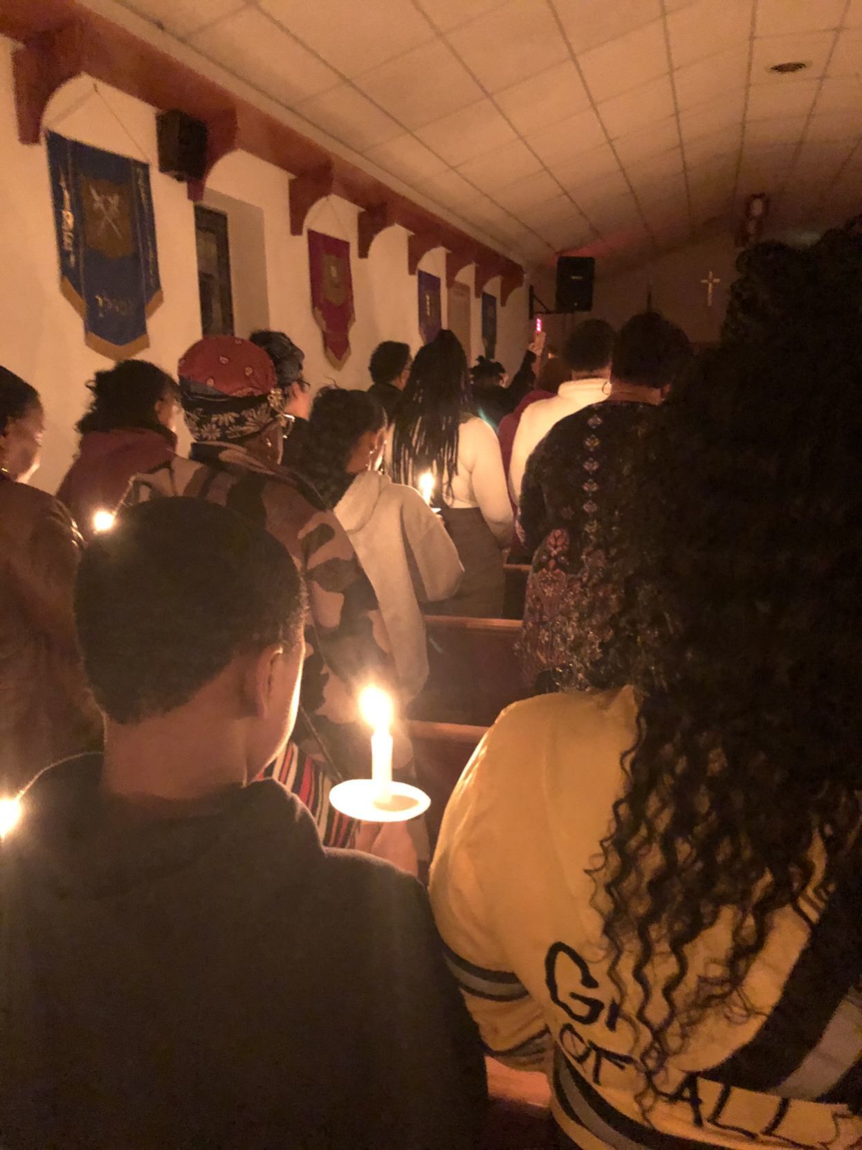 Jalen candlelight vigil